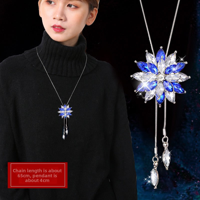 Minimalist Geometric Double Layer Necklace with Adjustable Chain