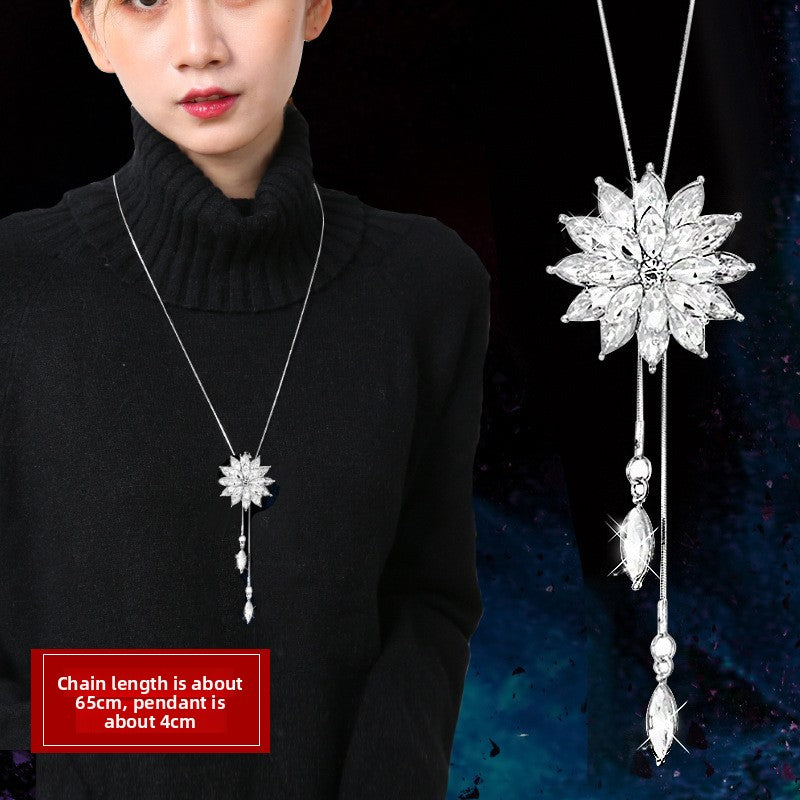 Minimalist Geometric Double Layer Necklace with Adjustable Chain