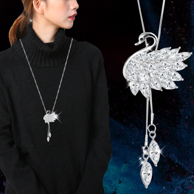 Minimalist Geometric Double Layer Necklace with Adjustable Chain